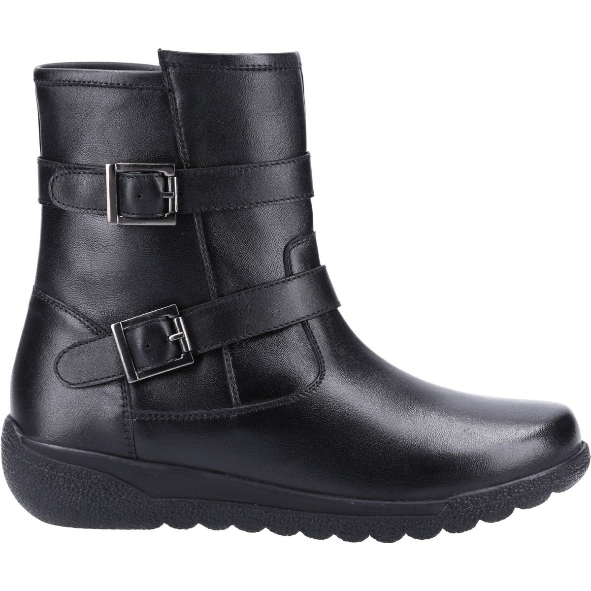 Fleet & Foster Zambia Leather Side-Zip Ladies Ankle Boots Fleet & Foster