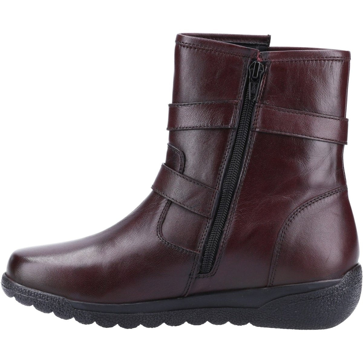 Fleet & Foster Zambia Leather Side-Zip Ladies Ankle Boots Fleet & Foster