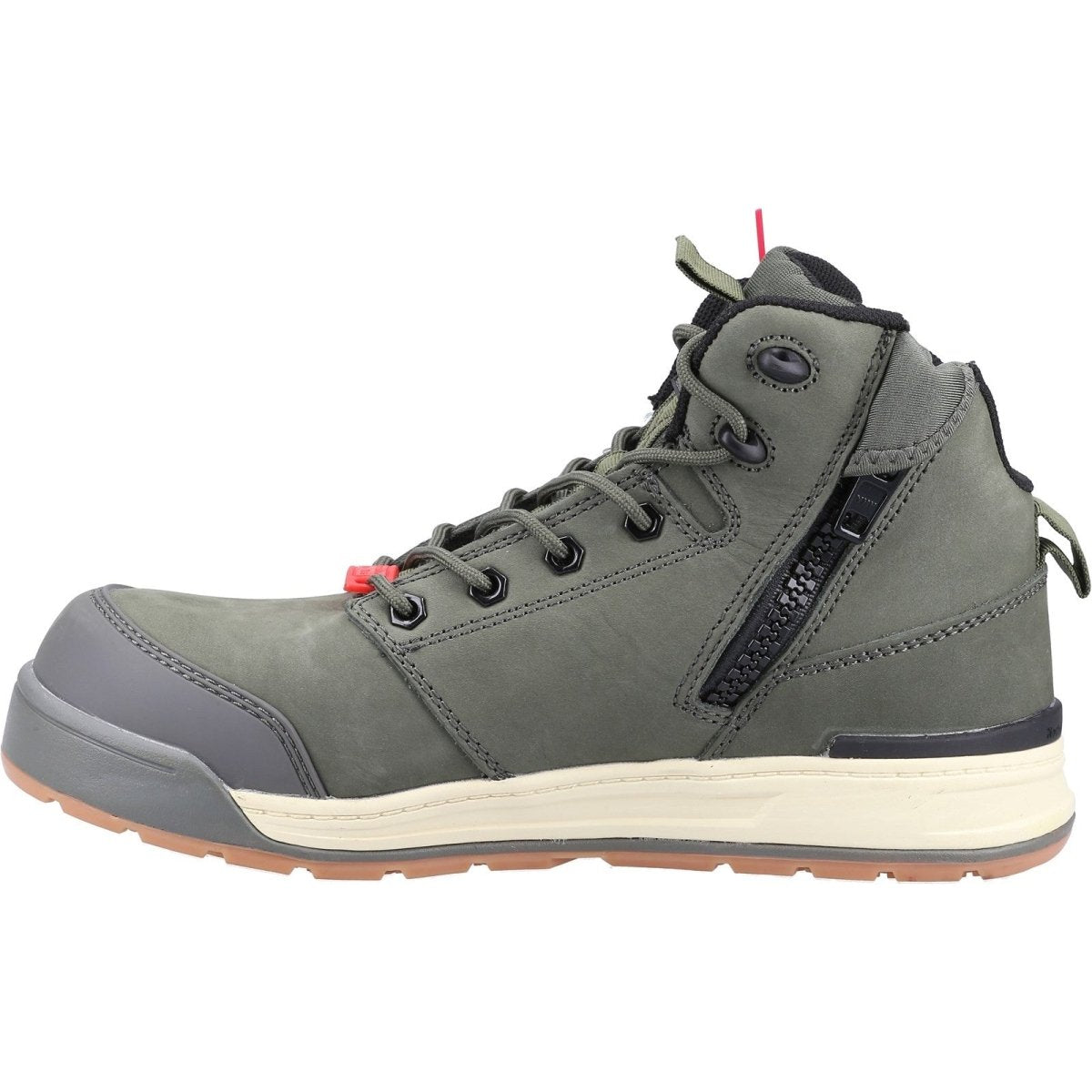 Hard Yakka 3056 Mens Lace & Zip Composite Safety Boots Hard Yakka