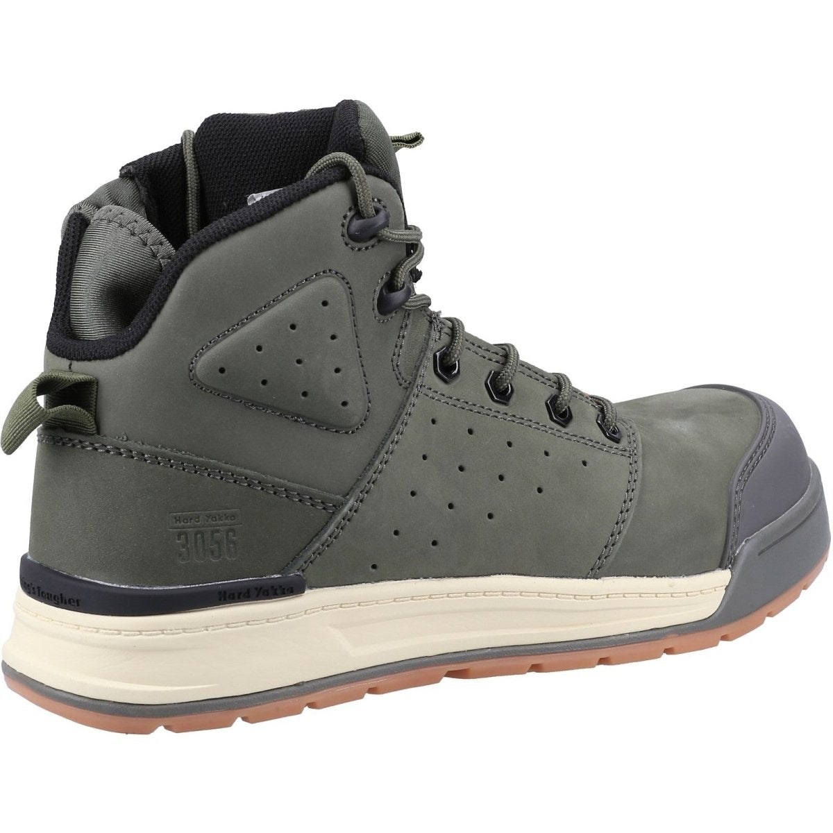Hard Yakka 3056 Mens Lace & Zip Composite Safety Boots Hard Yakka