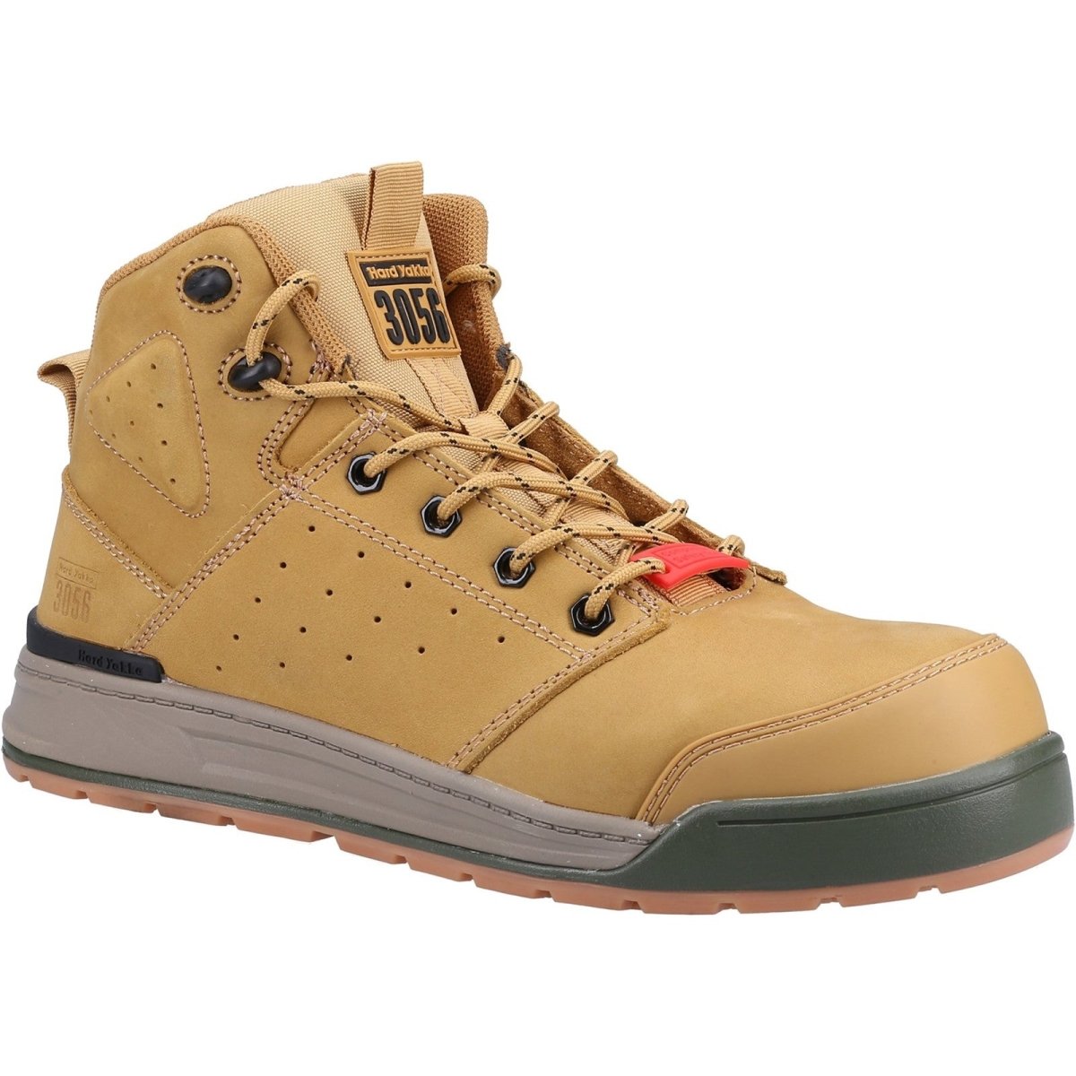 Hard Yakka 3056 Mens Lace & Zip Composite Safety Boots Hard Yakka