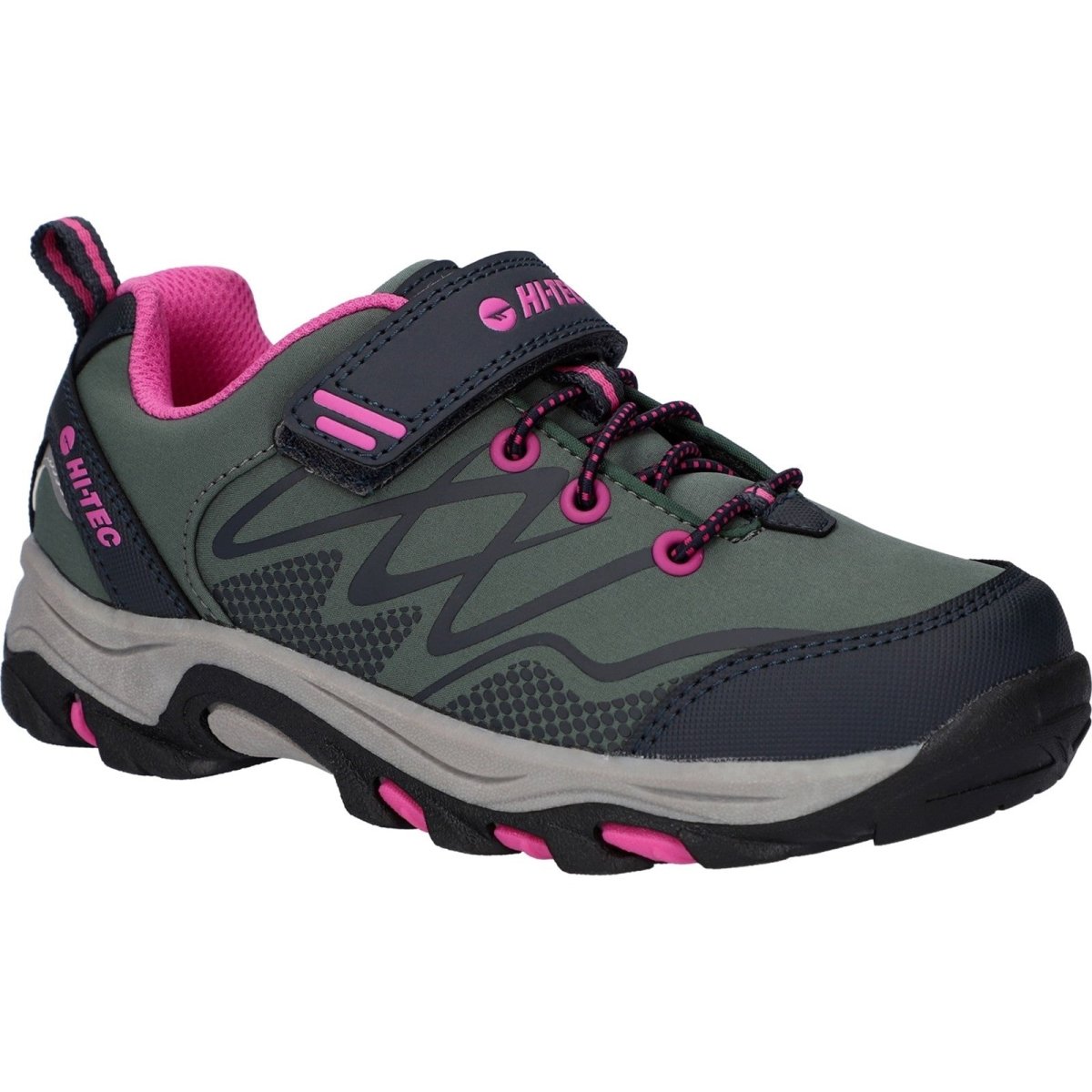Hi-Tec Blackout Low Girls Vegan-Friendly Hiking Shoes Hi-Tec