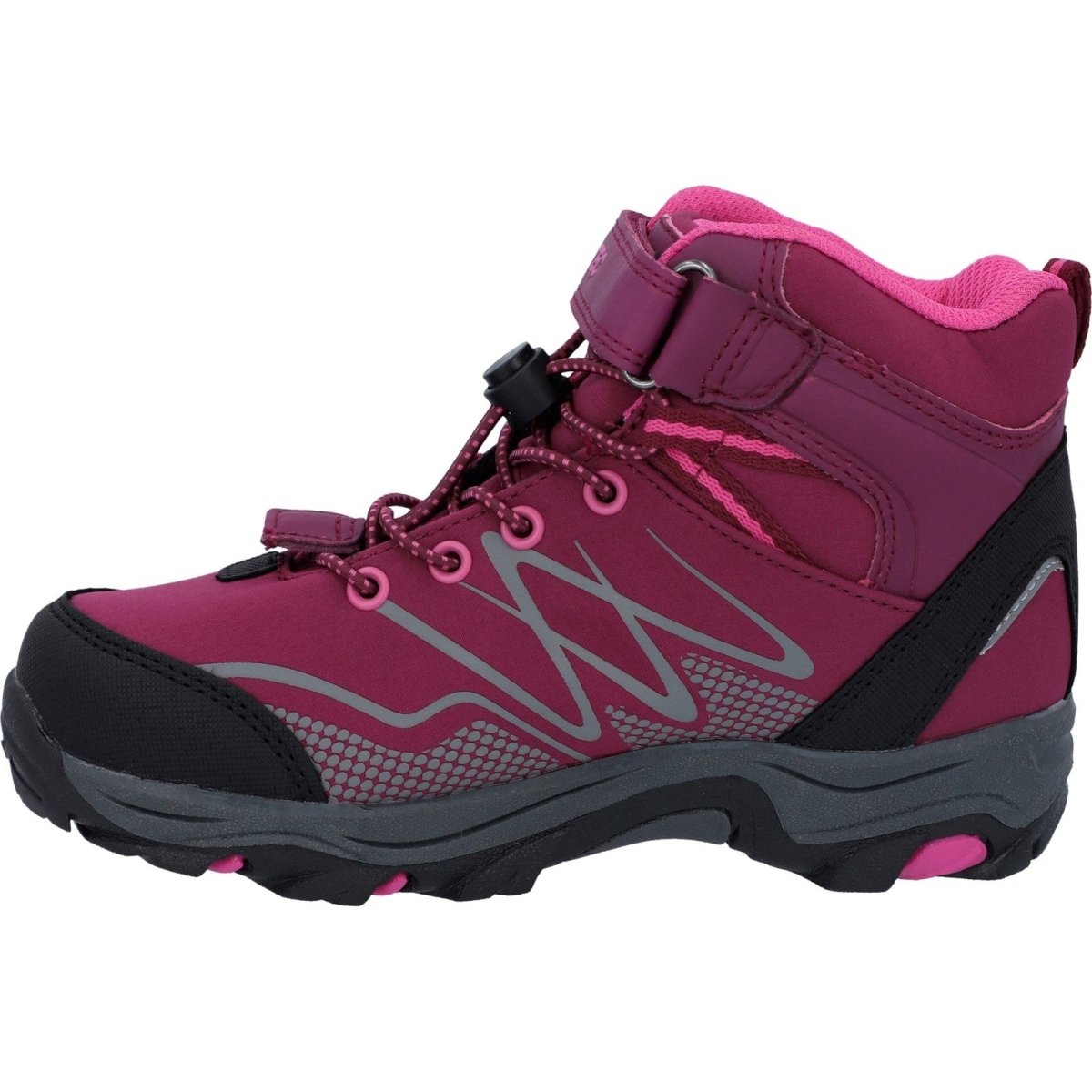 Hi-Tec Blackout Mid-Cut Kids Vegan-Friendly Waterproof Boots Hi-Tec