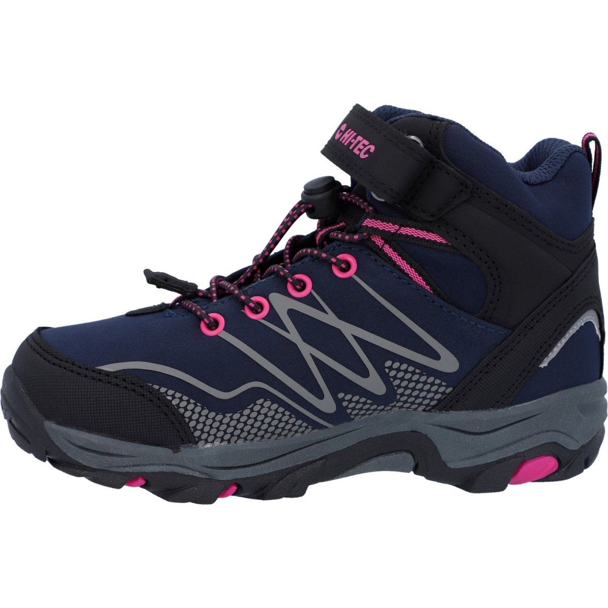 Hi-Tec Blackout Mid-Cut Kids Vegan-Friendly Waterproof Boots Hi-Tec