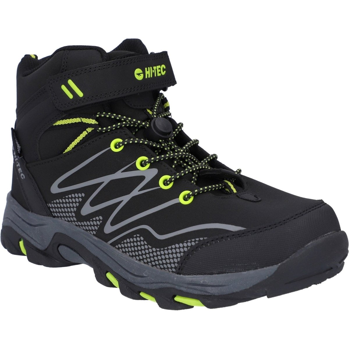 Hi-Tec Blackout Mid Kids Vegan-Friendly Waterproof Hiking Boots Hi-Tec