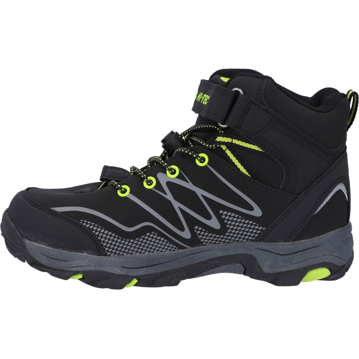 Hi-Tec Blackout Mid Kids Vegan-Friendly Waterproof Hiking Boots Hi-Tec