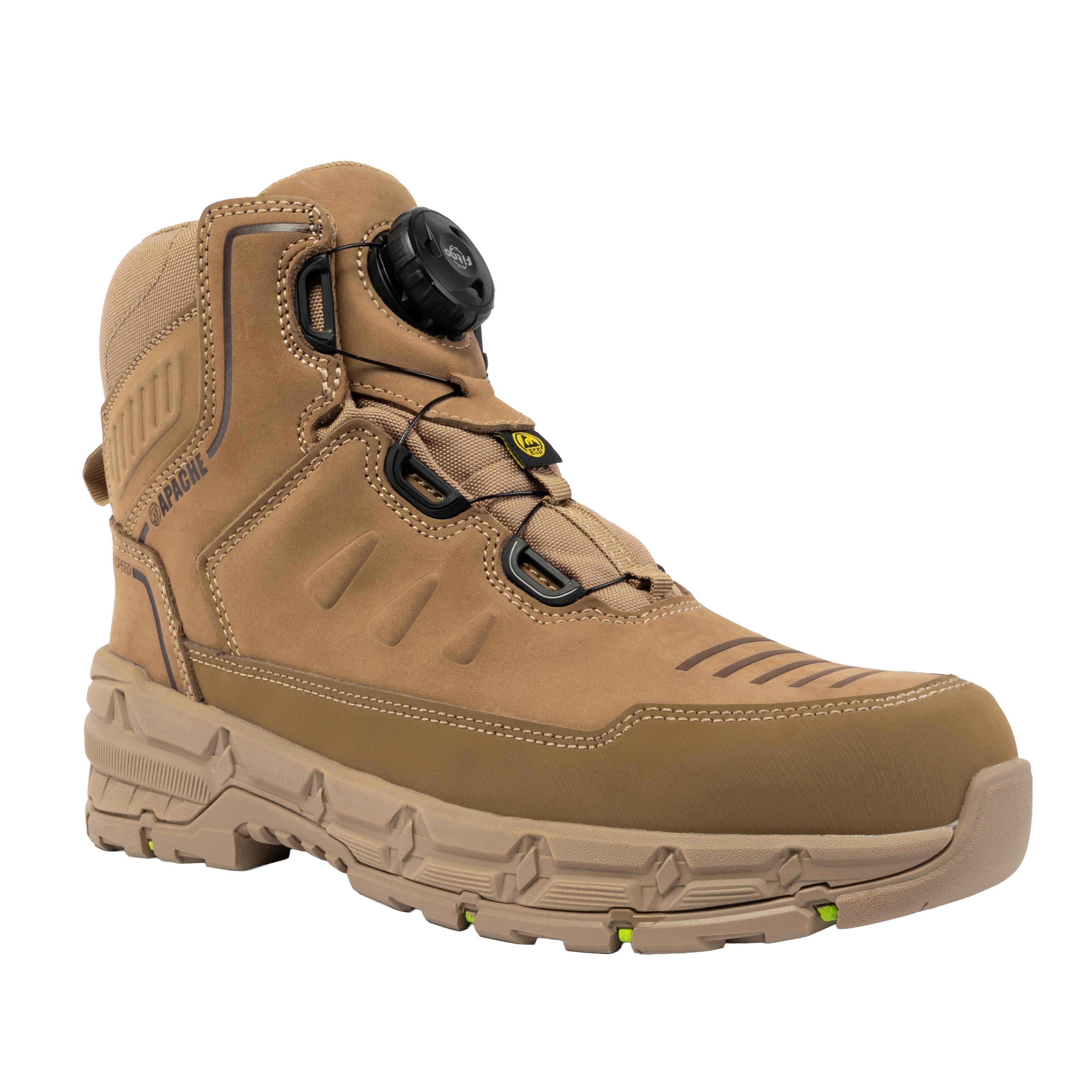 Apache Stonehenge Mens Steel Toe Waterproof S7 ESD Work Safety Boots S ...