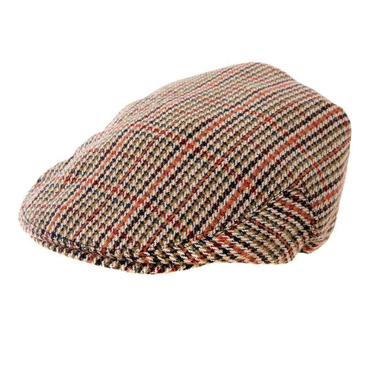 A14 Mens Country Tweed Flat Cap