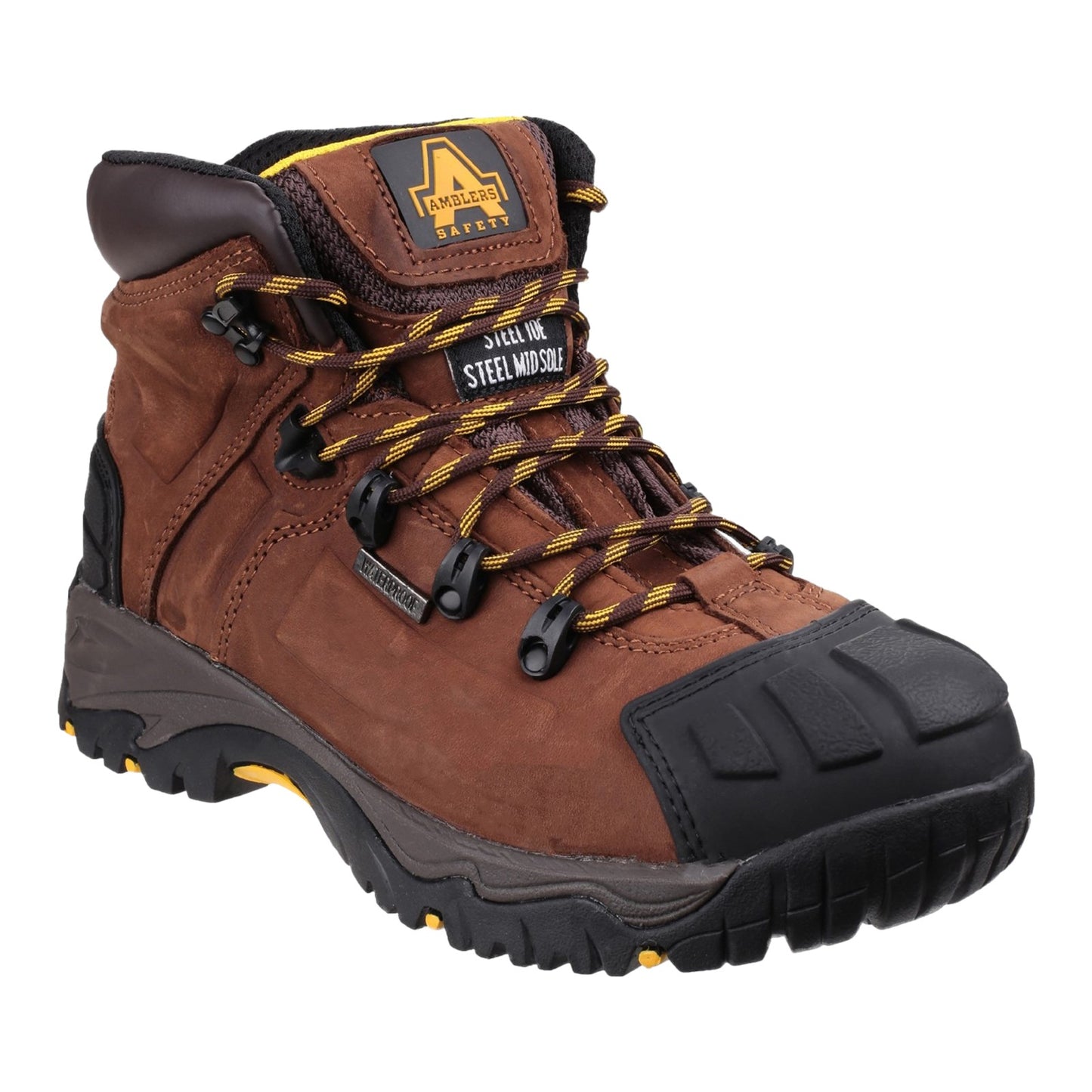 Mens Waterproof Safety Boots Amblers FS39 Leather Steel Toe Work Boot