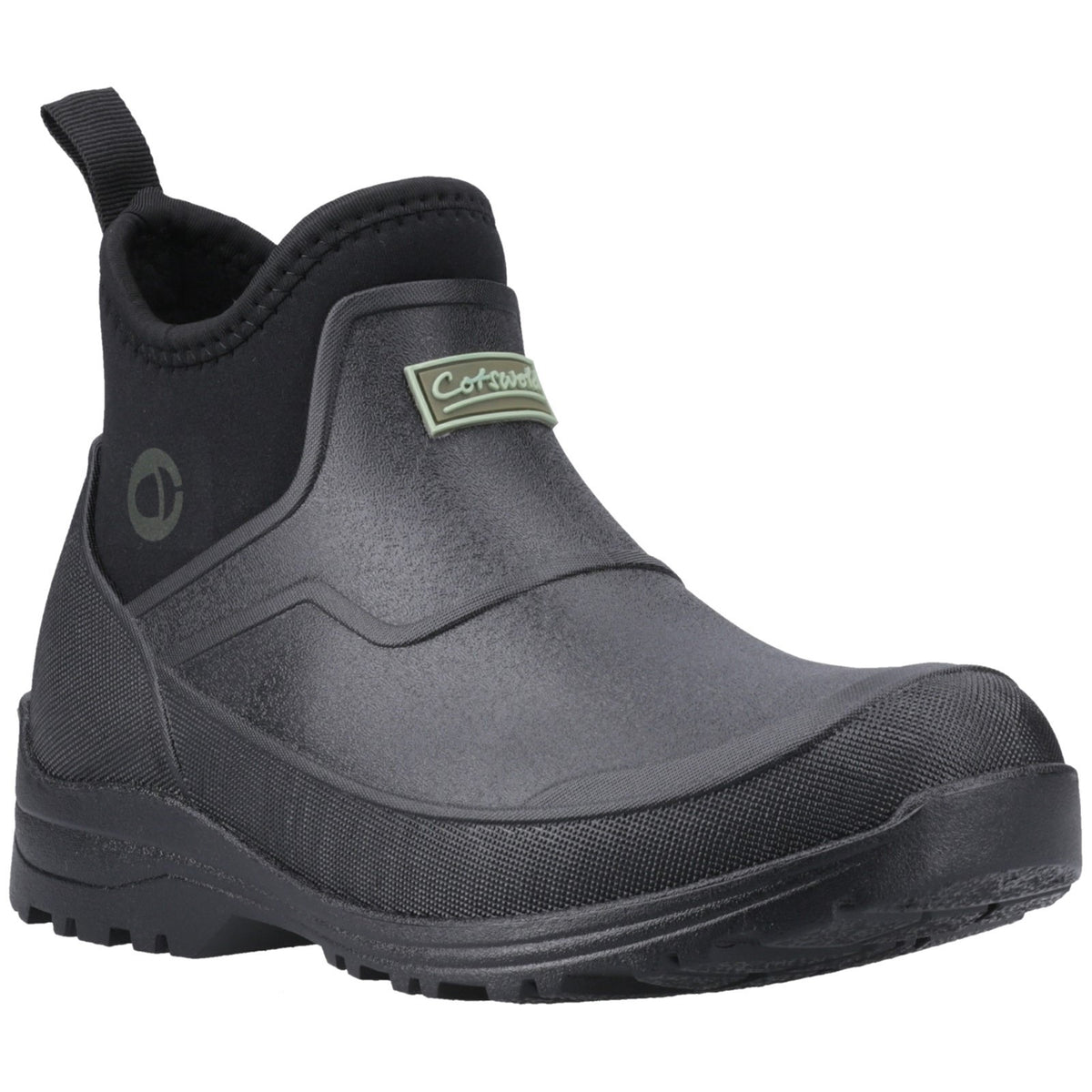 Cotswold Coleford Black Mens Waterproof Short Wellington Boots