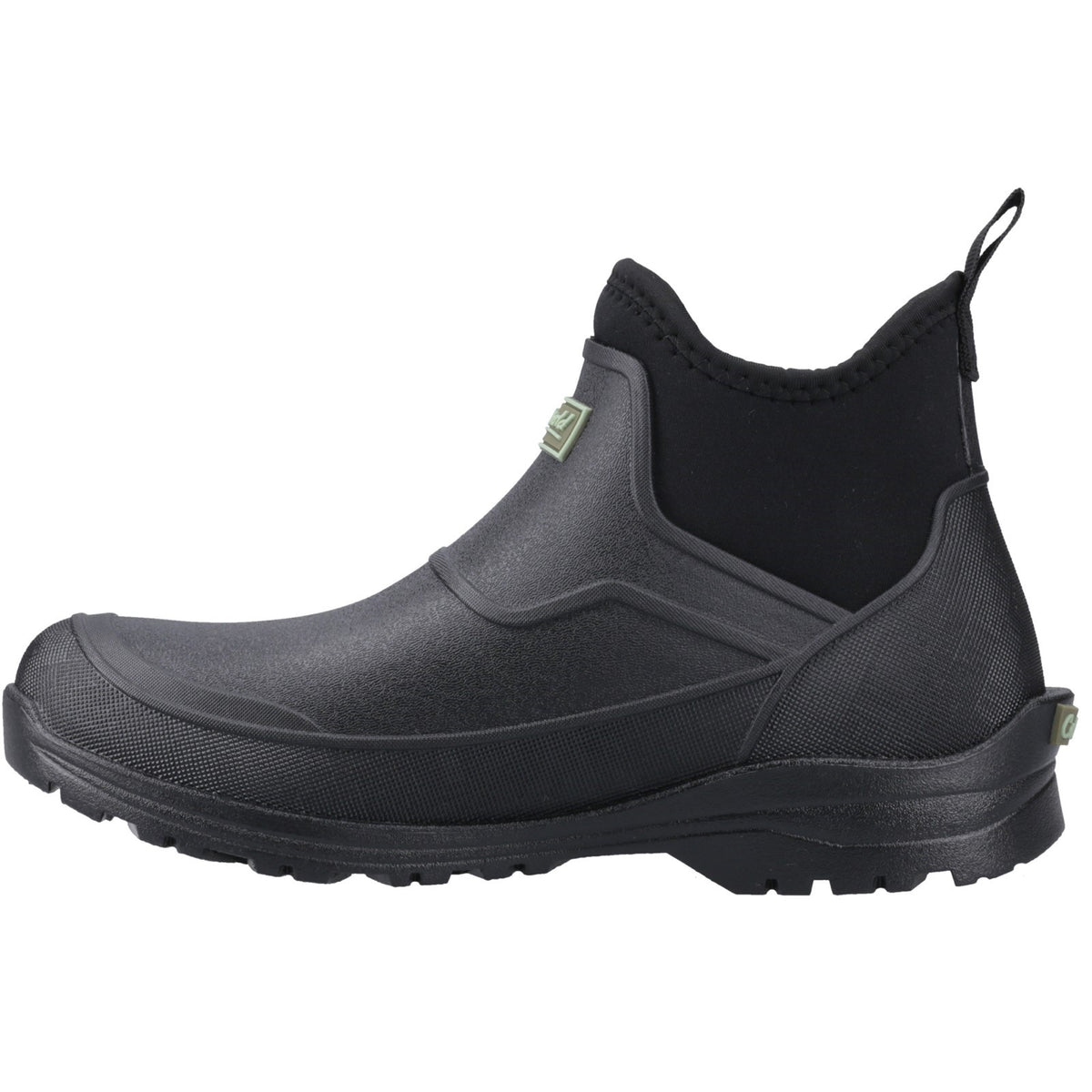 Cotswold Coleford Black Mens Waterproof Short Wellington Boots