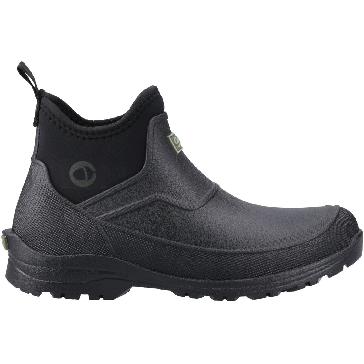 Cotswold Coleford Black Mens Waterproof Short Wellington Boots