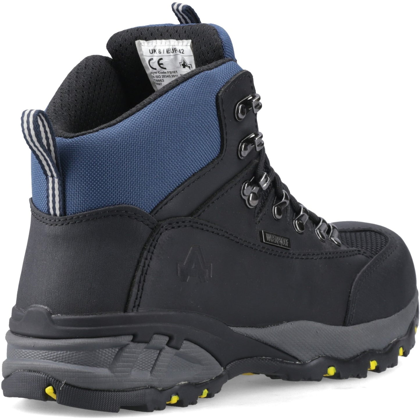 Mens Waterproof Safety Boots Amblers FS161 Steel Midsole Work Boot