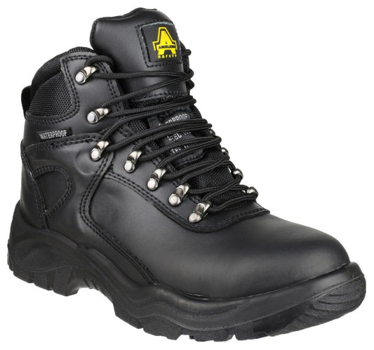 Amblers FS218 Waterproof Black Steel Toe Cap Safety Boots Amblers Safety
