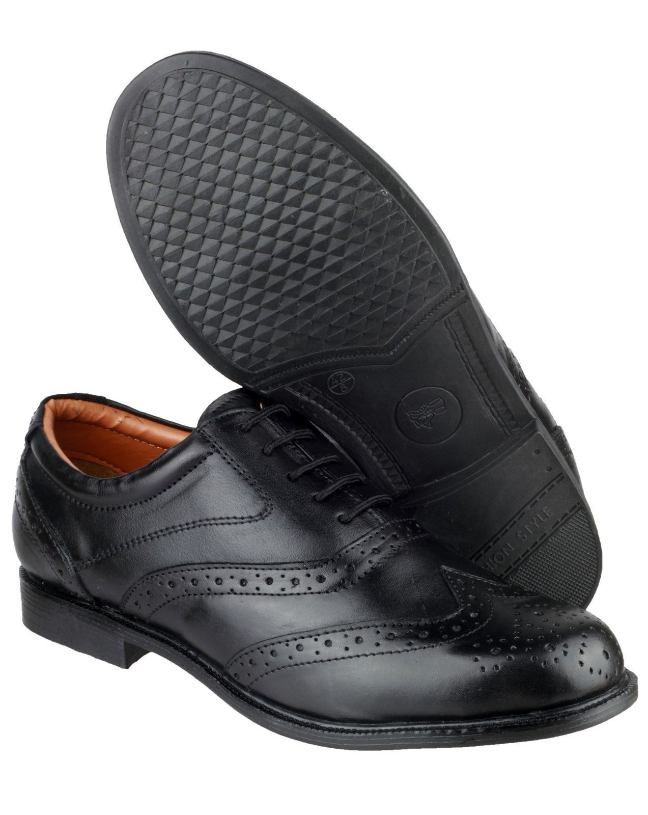 Amblers Liverpool Oxford Brogue Lace Mens Shoes Amblers