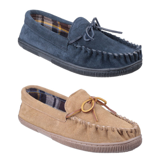 Cotswold Alberta Slip On Moccasin Slippers Cotswold