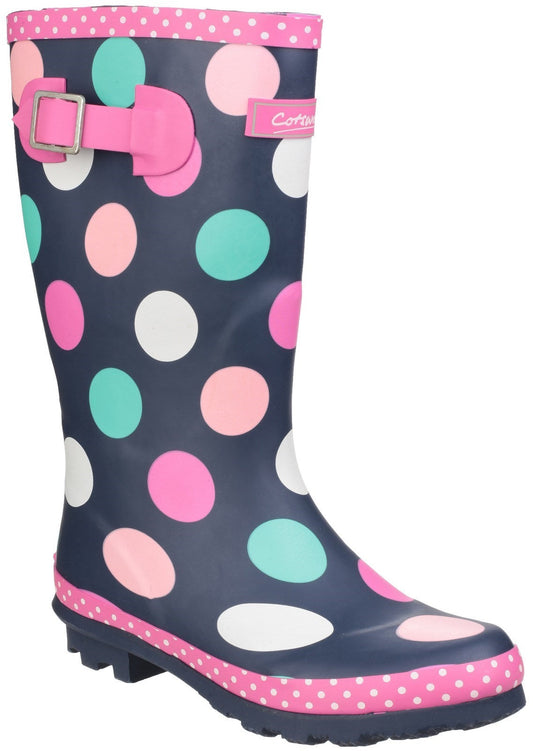 Cotswold Dotty Junior Wellington Boots Cotswold