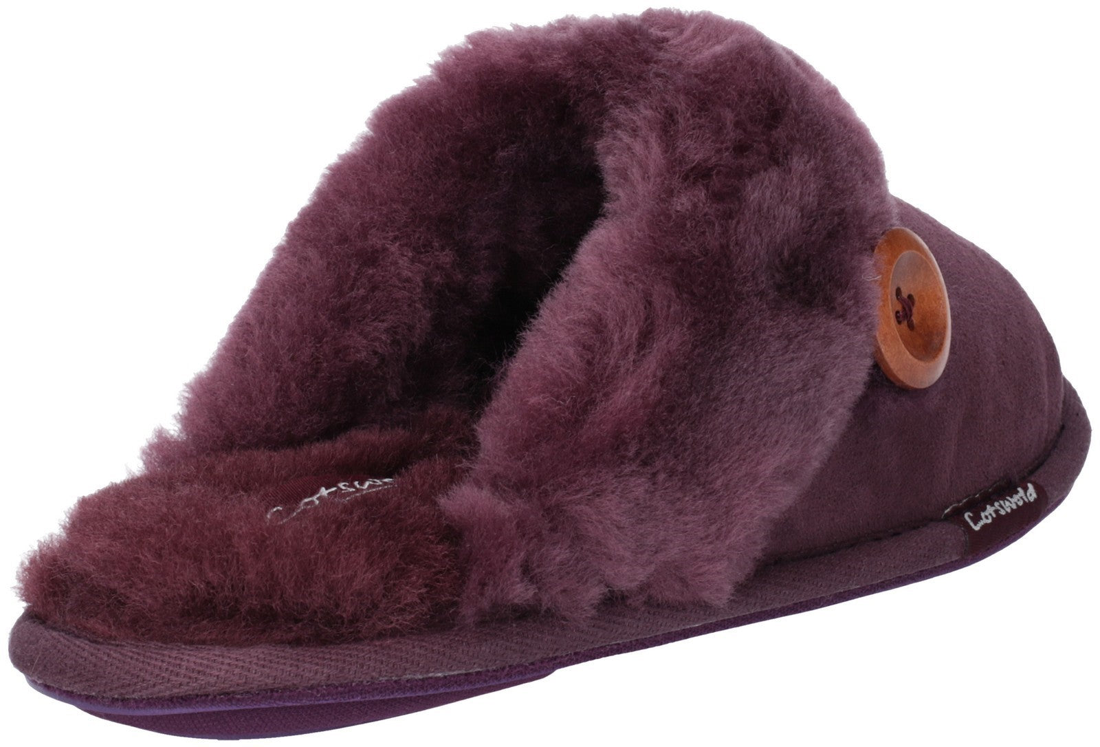 Cotswold Lechlade Sheepskin Ladies Mule Slippers Cotswold