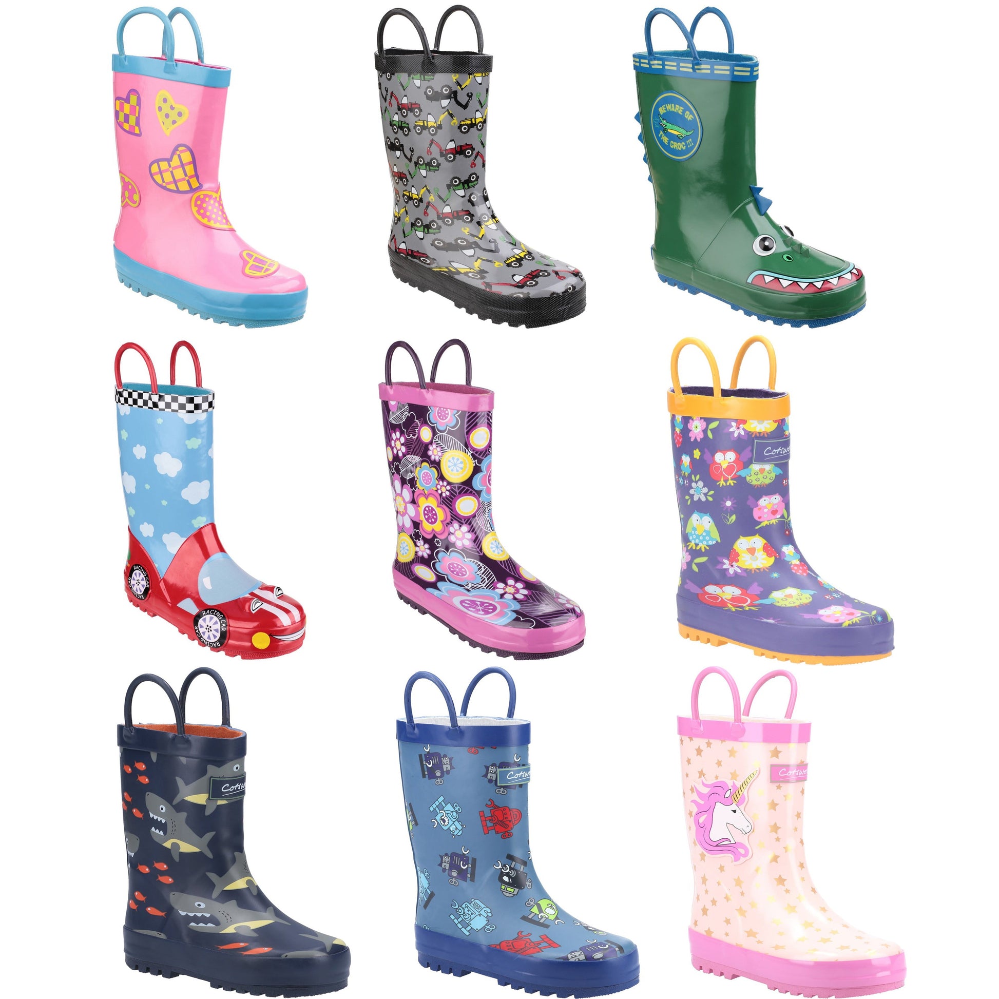 Cotswold Puddle Kids Wellingtons Boots Cotswold