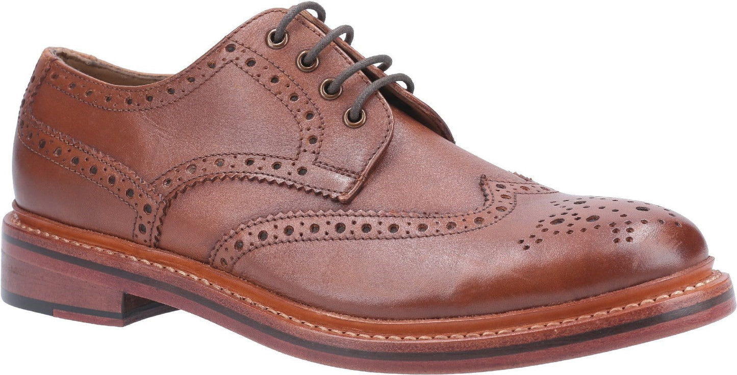 Cotswold Quenington Leather Mens Brogue Shoes Cotswold
