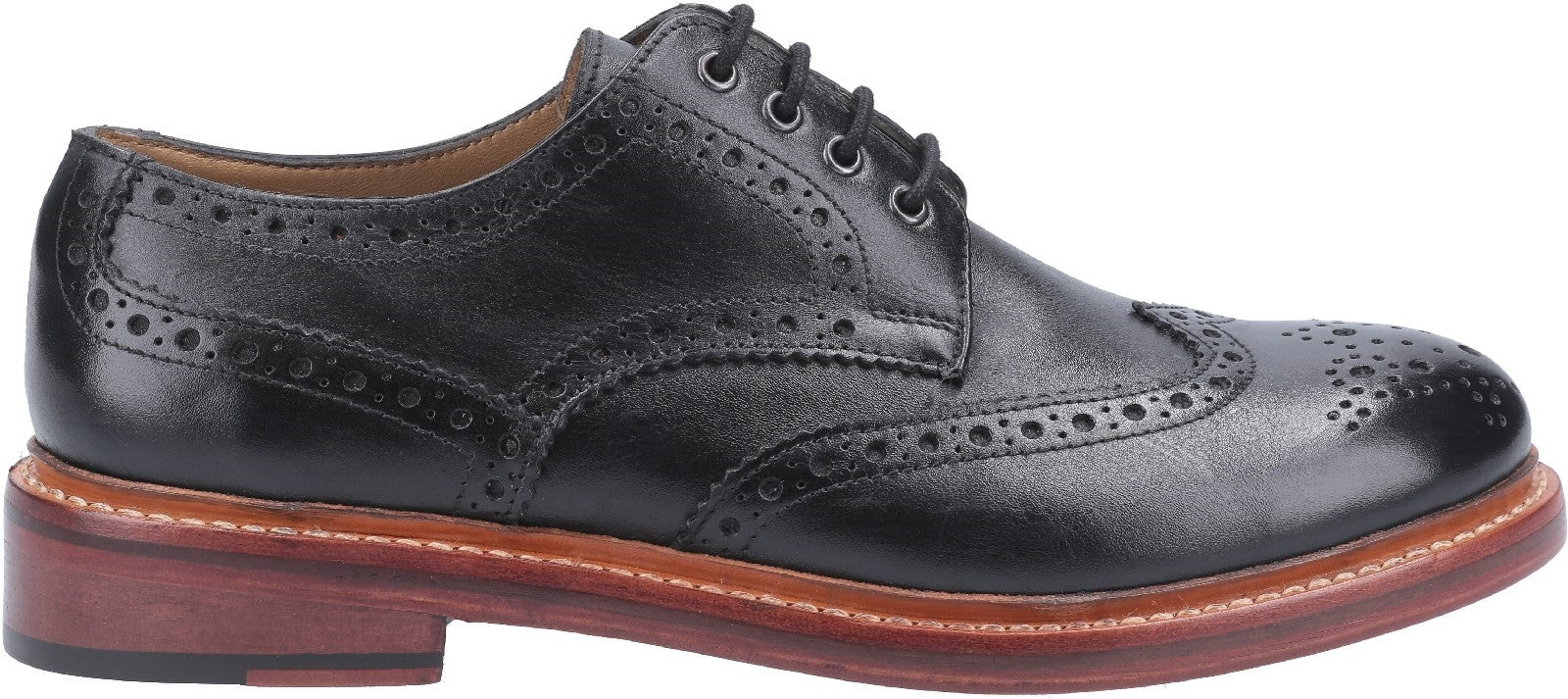 Cotswold Quenington Leather Mens Brogue Shoes Cotswold