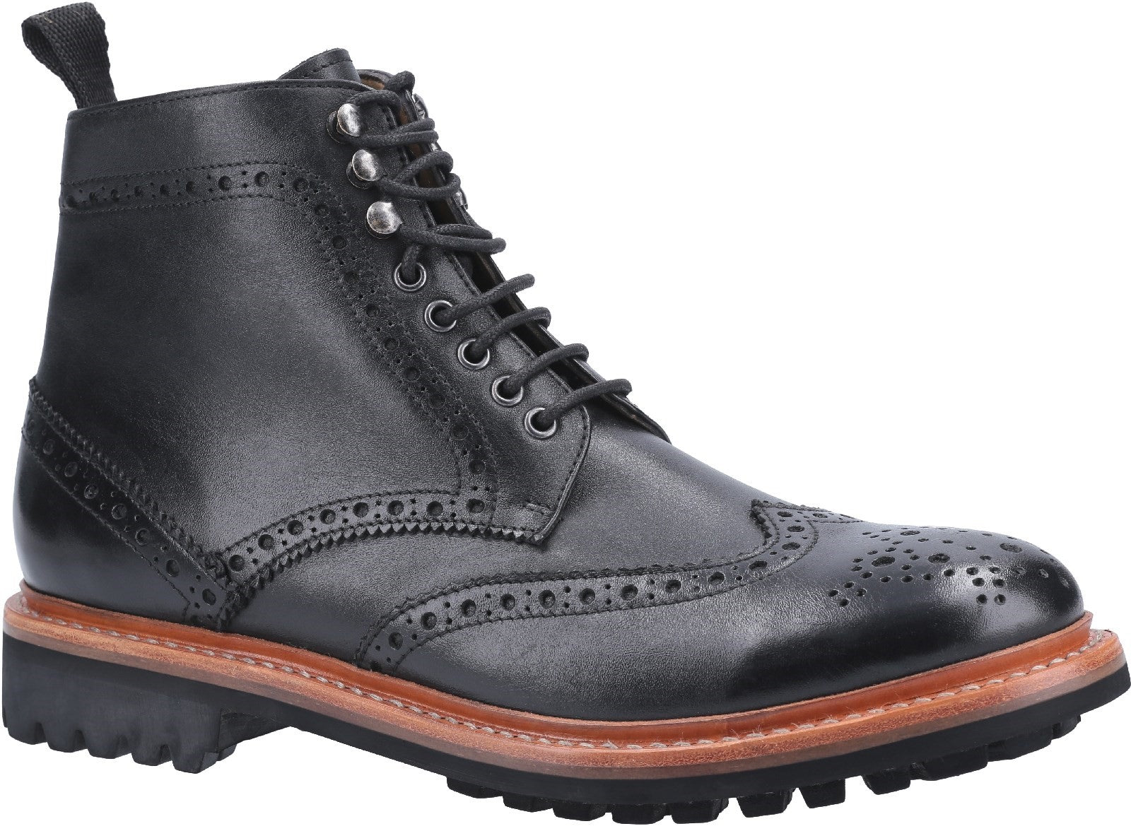 Cotswold Rissington Commando Mens Brogue Boots Cotswold