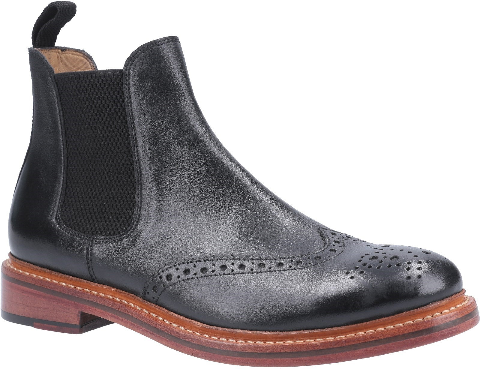 Cotswold Siddington Mens Leather Brogue Boots Cotswold