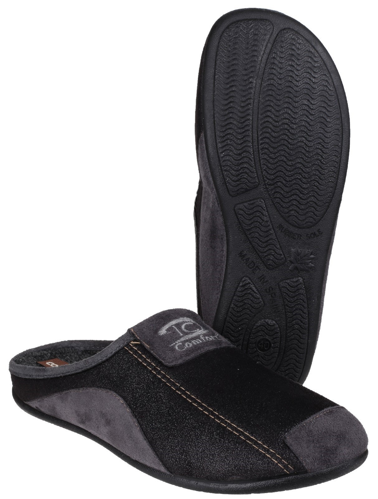 Cotswold Westwell Mens Suede Loafer Mule Slippers Cotswold