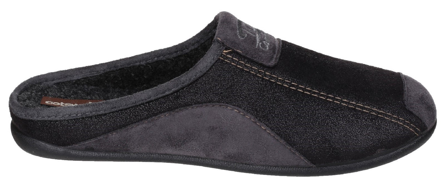 Cotswold Westwell Mens Suede Loafer Mule Slippers Cotswold