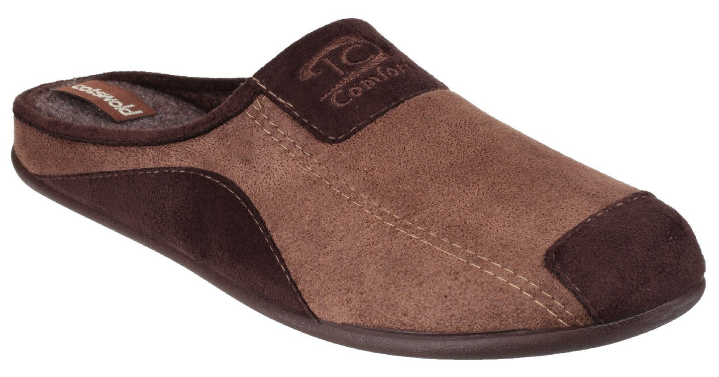 Cotswold Westwell Mens Suede Loafer Mule Slippers Cotswold