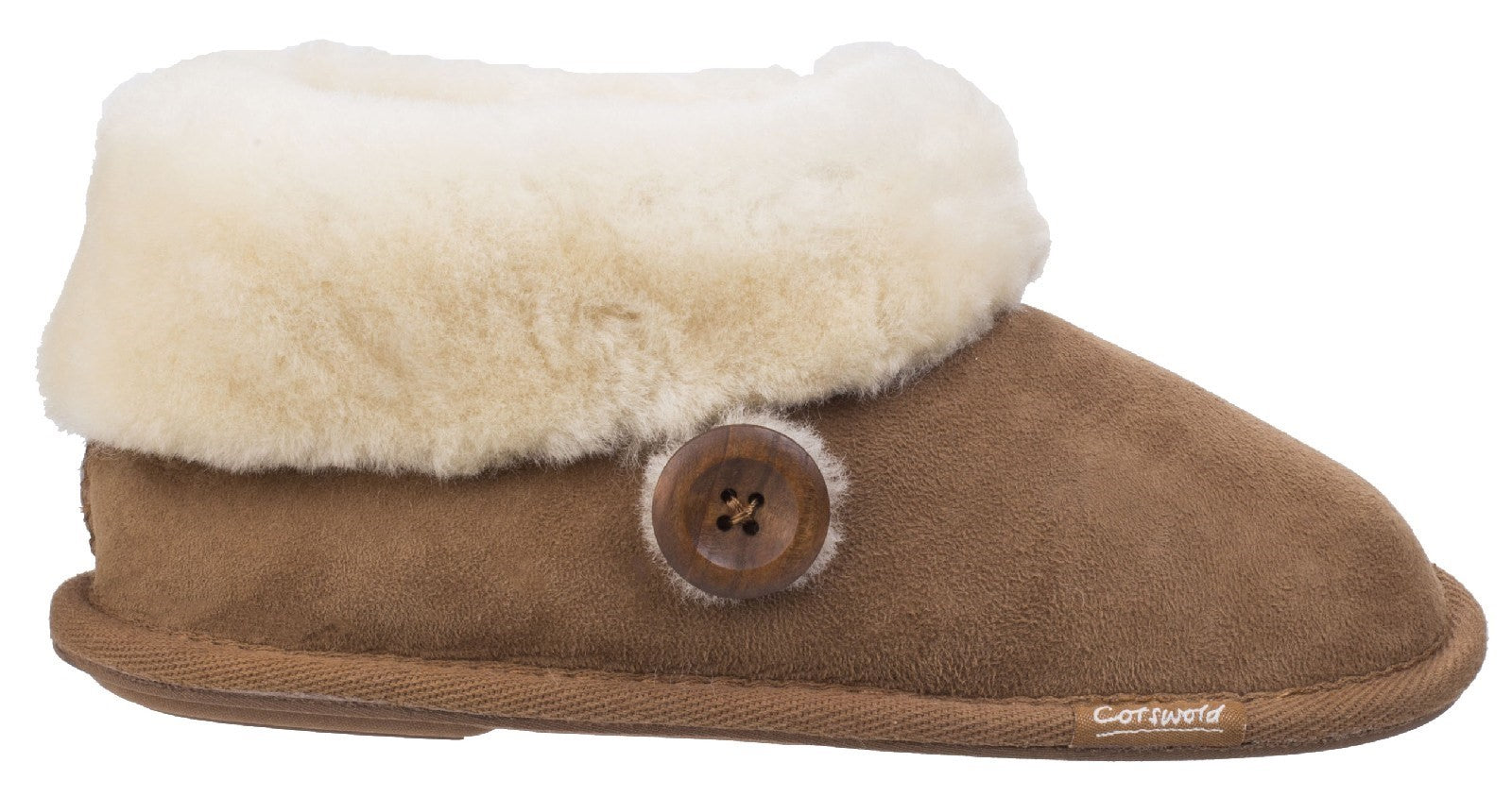 Cotswold Wotton Sheepskin Ladies Bootie Slippers Cotswold