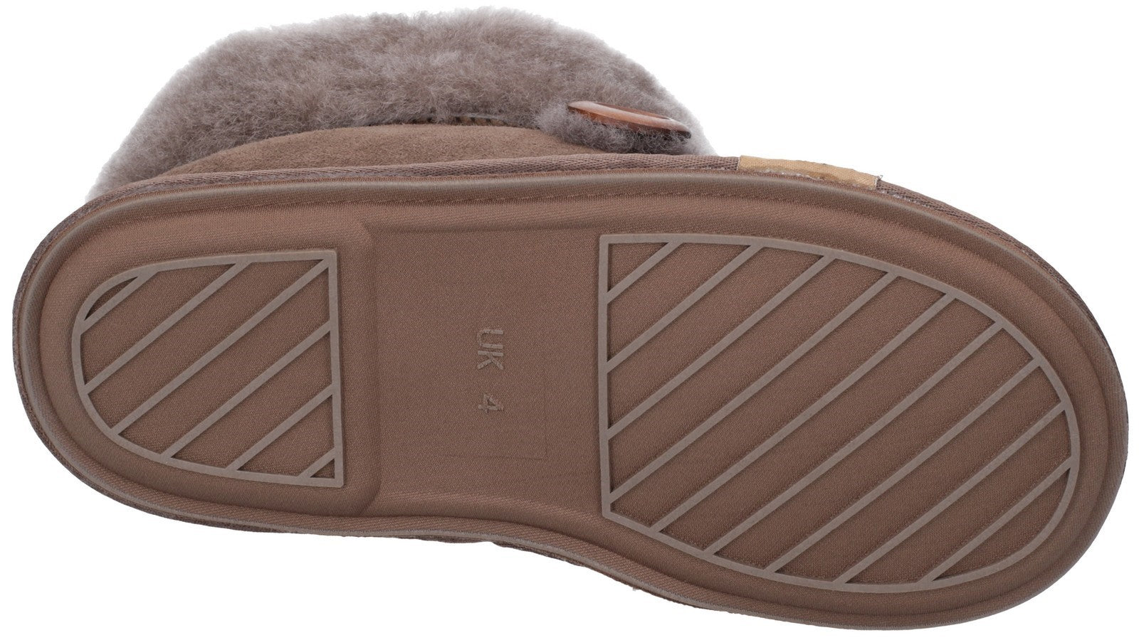 Cotswold Wotton Sheepskin Ladies Bootie Slippers Cotswold