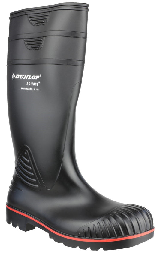 Dunlop Acifort Heavy Duty Full Safety Mens Wellington Boots Dunlop