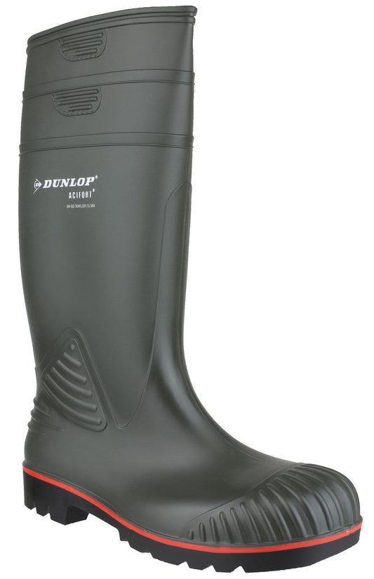 Dunlop Acifort Heavy Duty Full Safety Mens Wellington Boots Dunlop