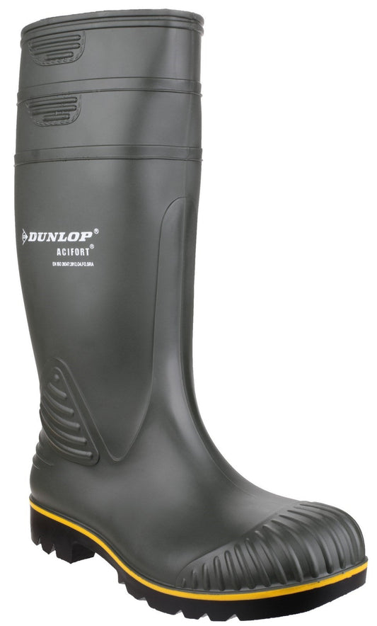 Dunlop Acifort Heavy Duty Non Safety Wellington Boots Dunlop