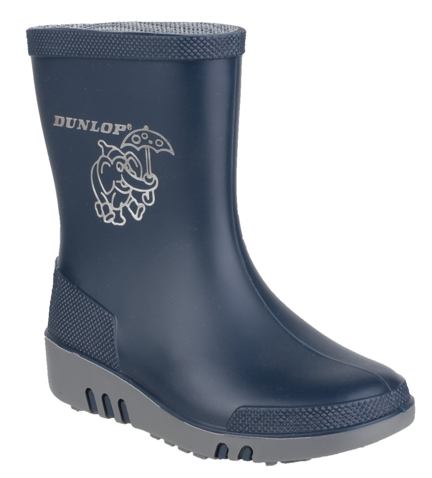 Dunlop Mini Elephant Kids Waterproof Wellington Boots Dunlop