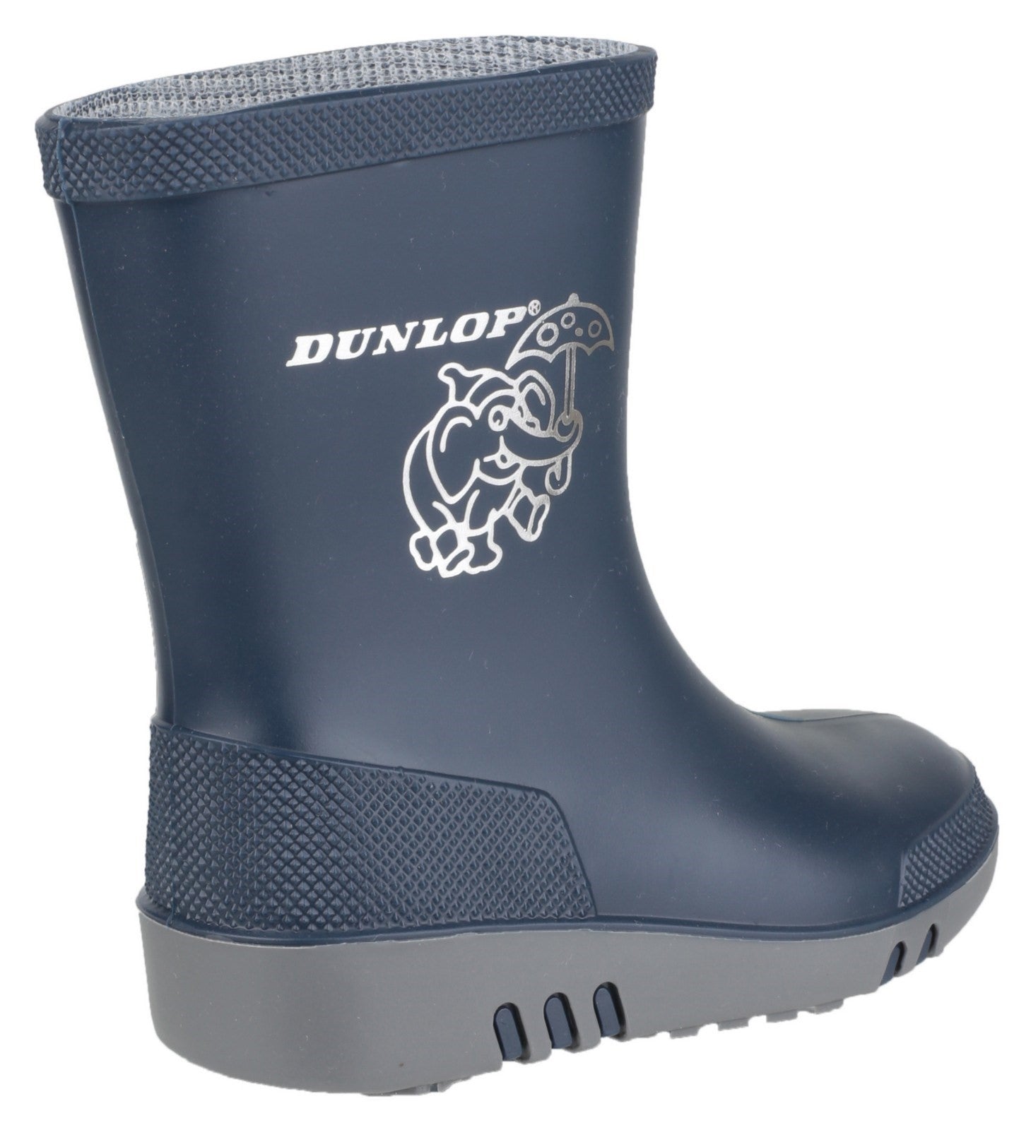 Dunlop Mini Elephant Kids Waterproof Wellington Boots Dunlop