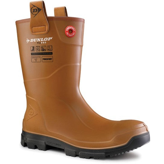 Dunlop Purofort RigPRO Full Safety Fur lining Wellington Dunlop