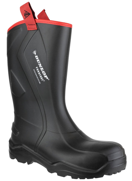 Dunlop Purofort+ Rugged Full Safety Wellington Boots Dunlop