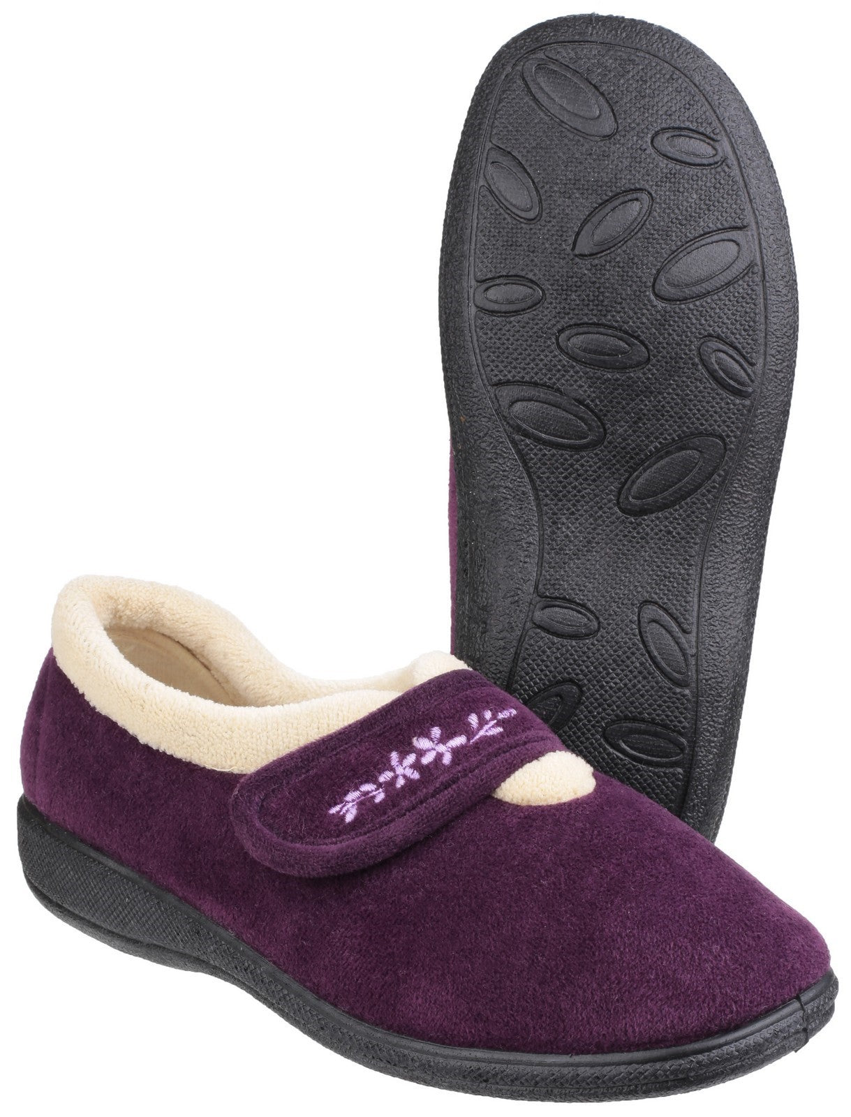 Fleet & Foster Capa Touch Fastening Ladies Slippers Fleet & Foster