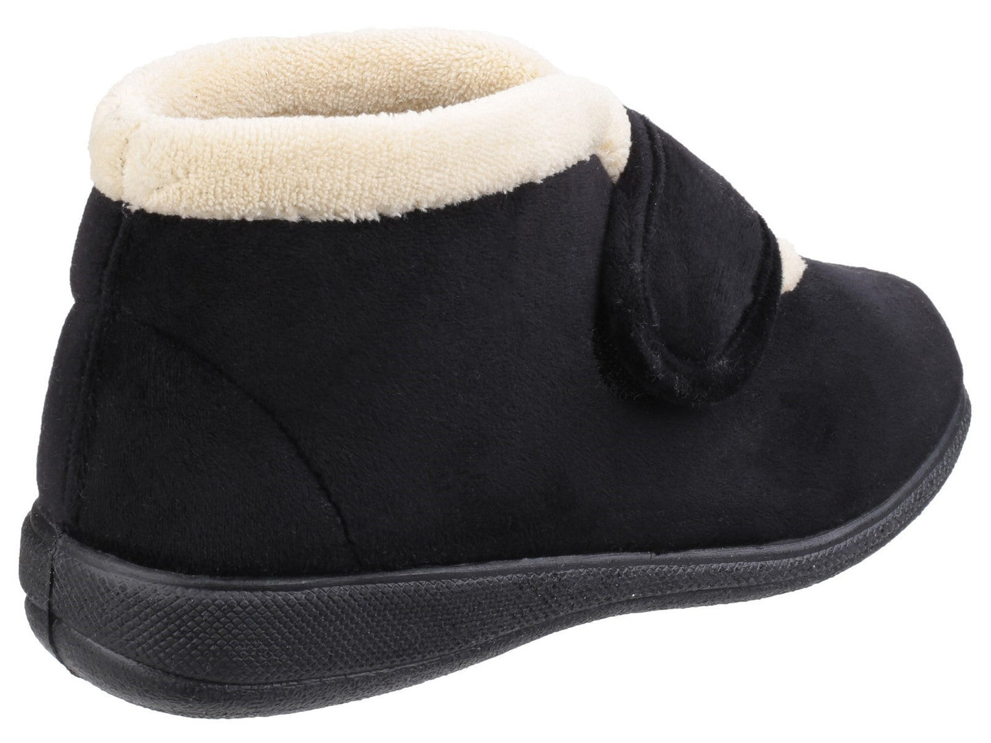 Fleet & Foster Levitt Touch Fastening Ladies Bootie Slippers Fleet & Foster