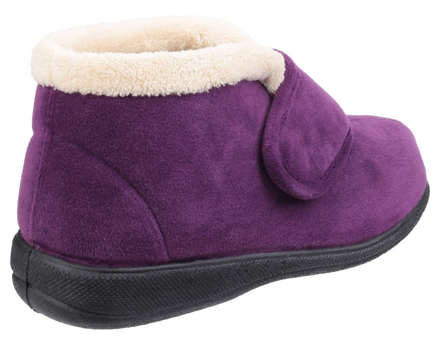 Fleet & Foster Levitt Touch Fastening Ladies Bootie Slippers Fleet & Foster