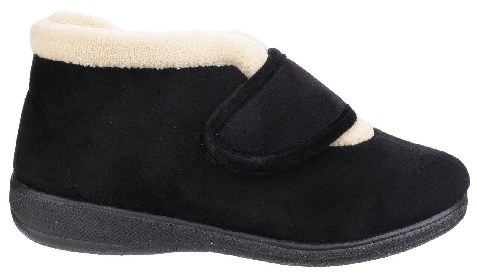 Fleet & Foster Levitt Touch Fastening Ladies Bootie Slippers Fleet & Foster