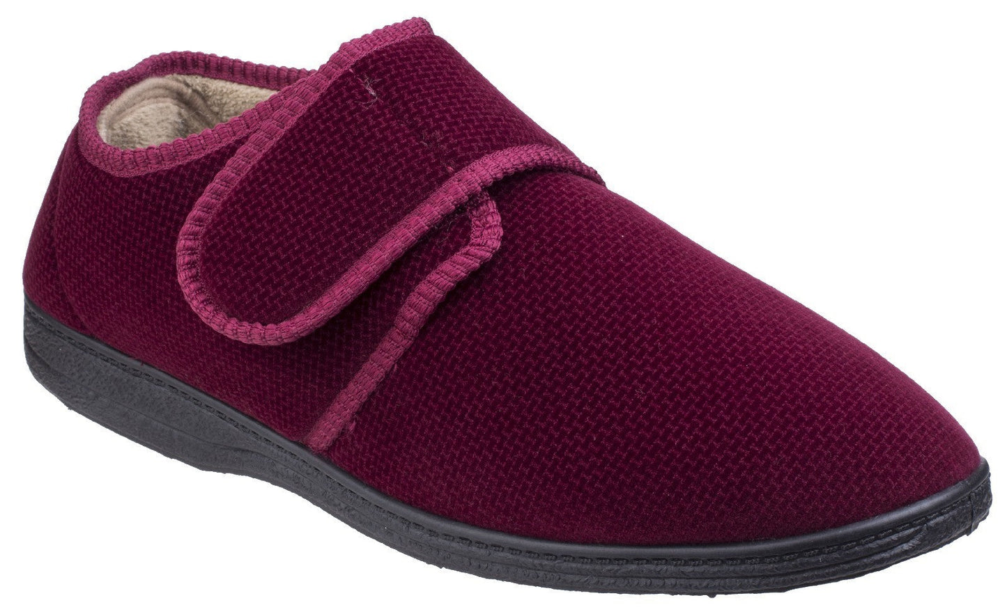 Fleet & Foster Sam Touch Fastening Mens Slippers Fleet & Foster