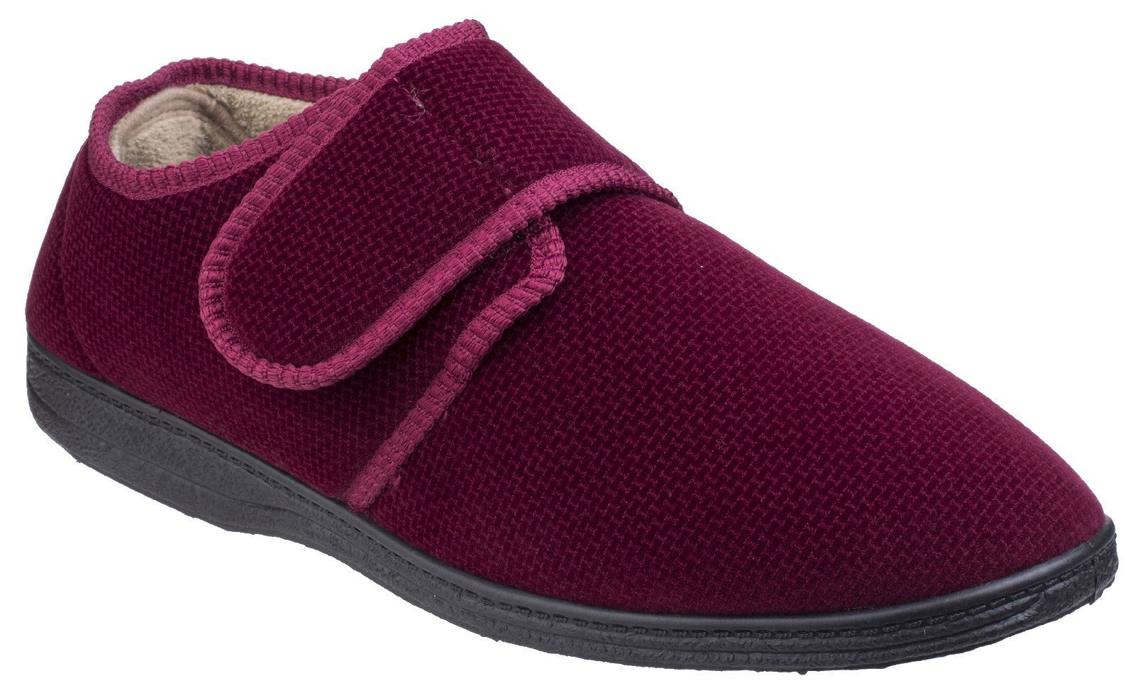 Fleet & Foster Sam Touch Fastening Mens Slippers Fleet & Foster