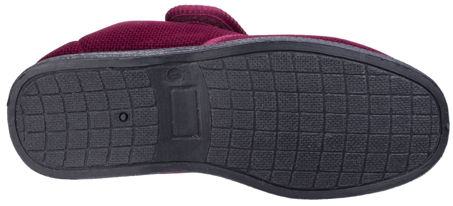 Fleet & Foster Sam Touch Fastening Mens Slippers Fleet & Foster
