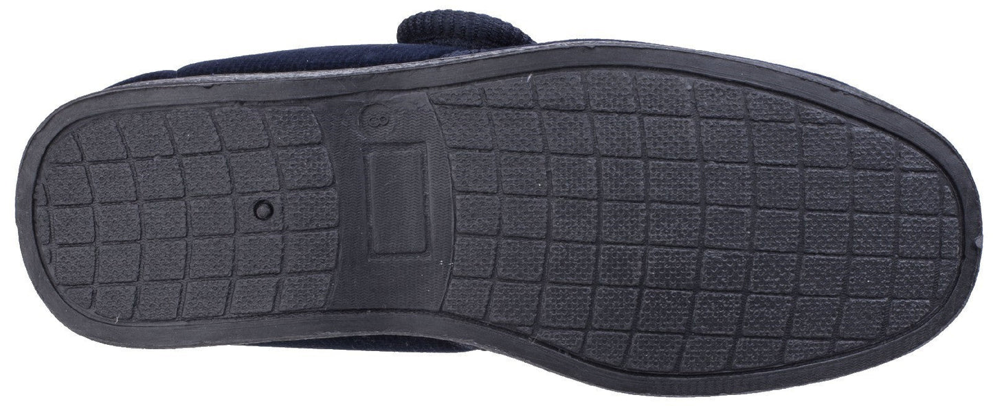 Fleet & Foster Sam Touch Fastening Mens Slippers Fleet & Foster