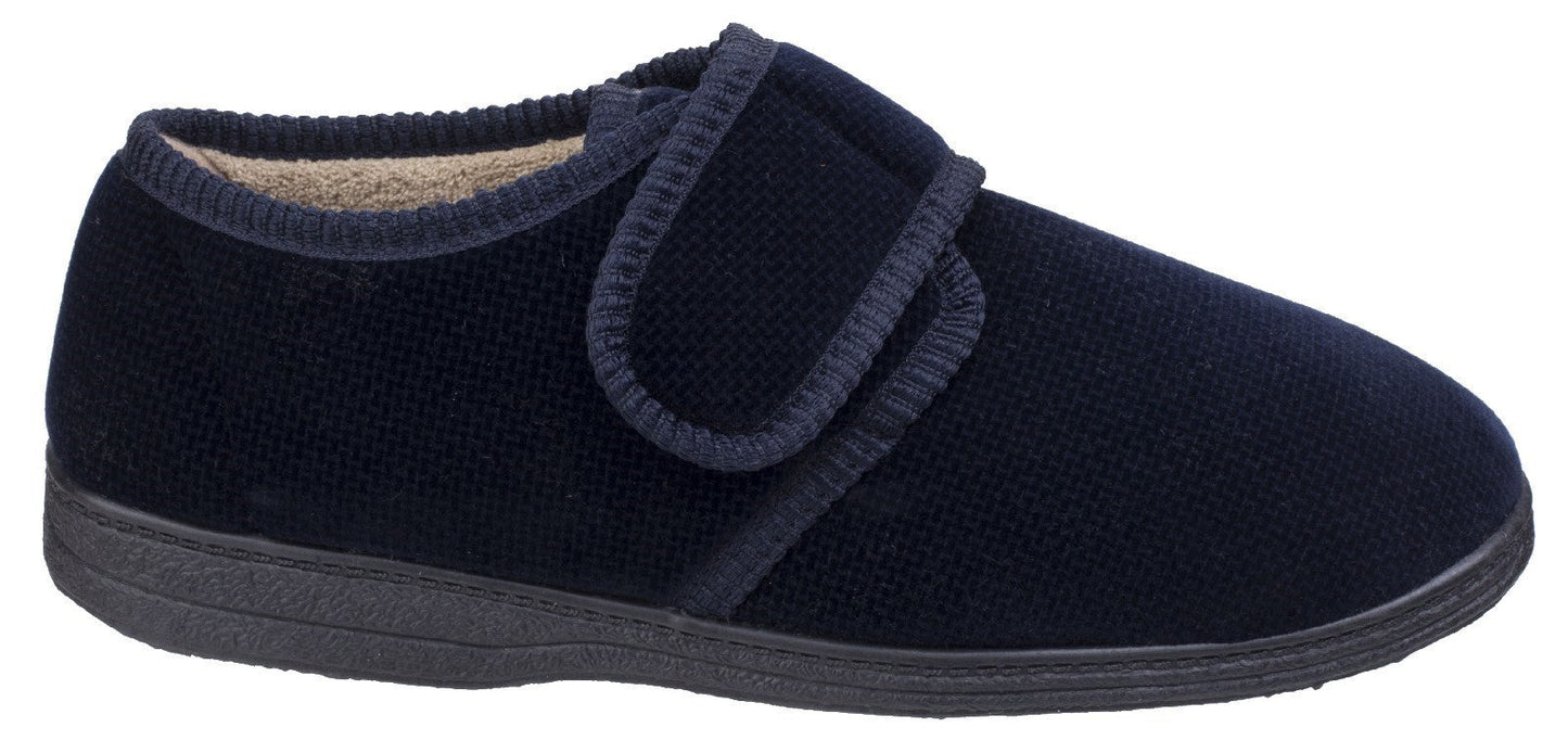 Fleet & Foster Sam Touch Fastening Mens Slippers Fleet & Foster