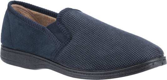 Fleet & Foster Tim Twin Gusset Classic Mens Slippers Mirak