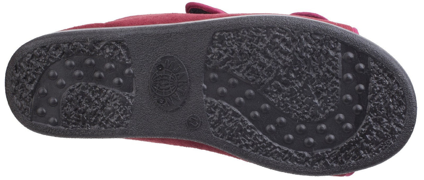 GBS Brompton 3E Extra Wide Fit Touch Fastening Slippers GBS